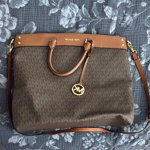 Michael Kors Brown Signature Tote